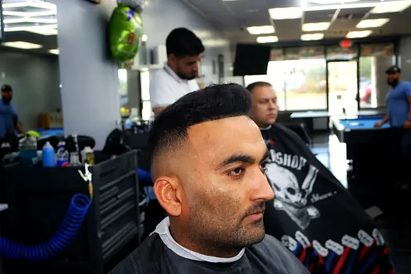 Finished fade with clean line up