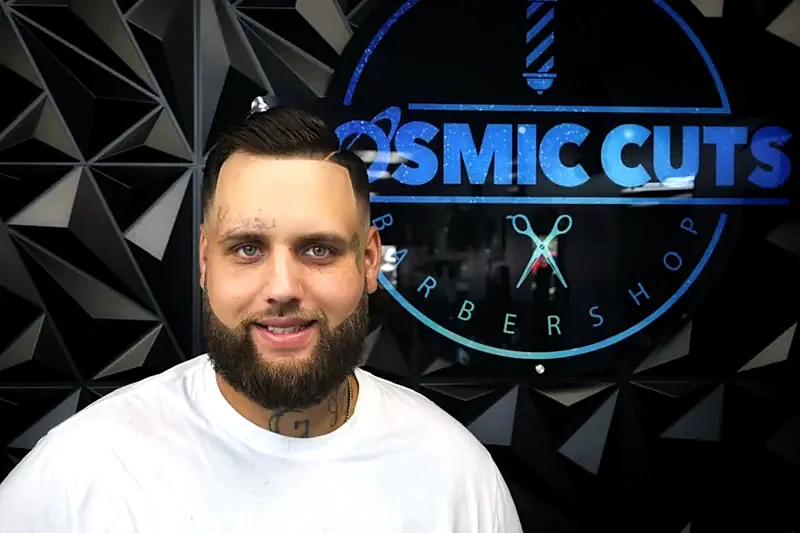 Fresh cut and beard